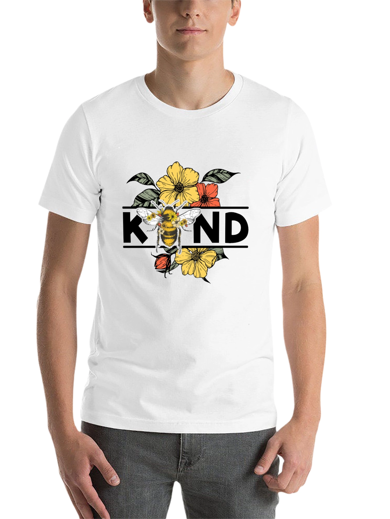 Black Bee Kind Graphic T-Shirt view 14