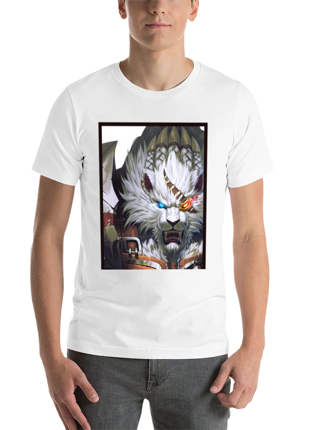 Black Feline Fantasy Graphic Tee - Unique Design view 14
