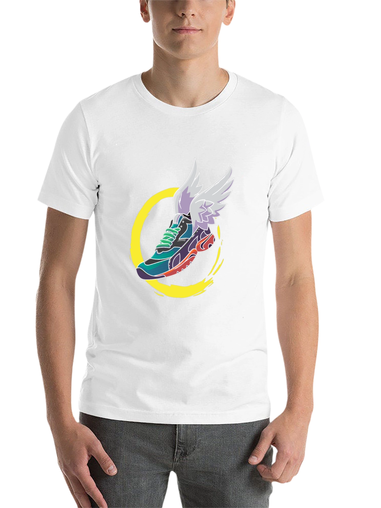 Winged Shoe Graphic T-Shirt - 14
