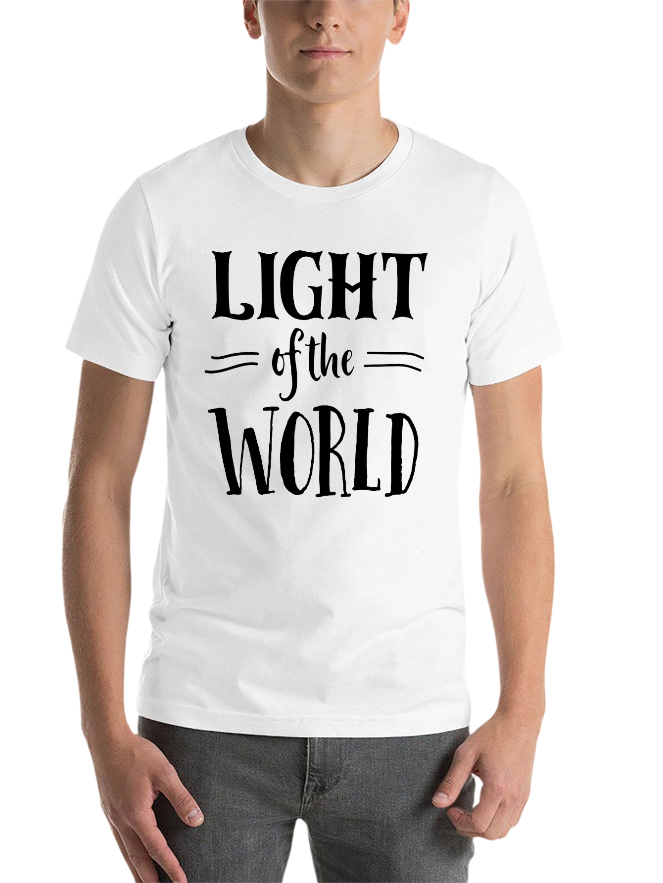 Black Light of the World Black Graphic Tee view 14