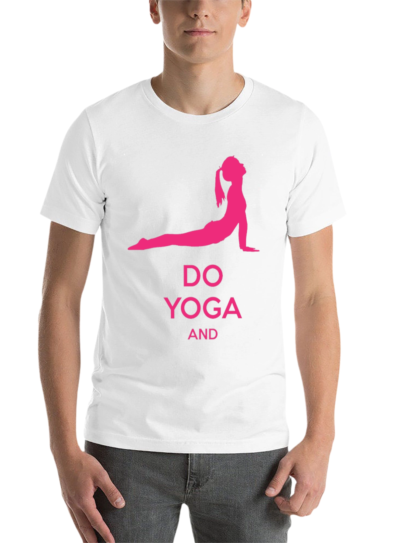 Black Yoga Pose Graphic T-Shirt view 14