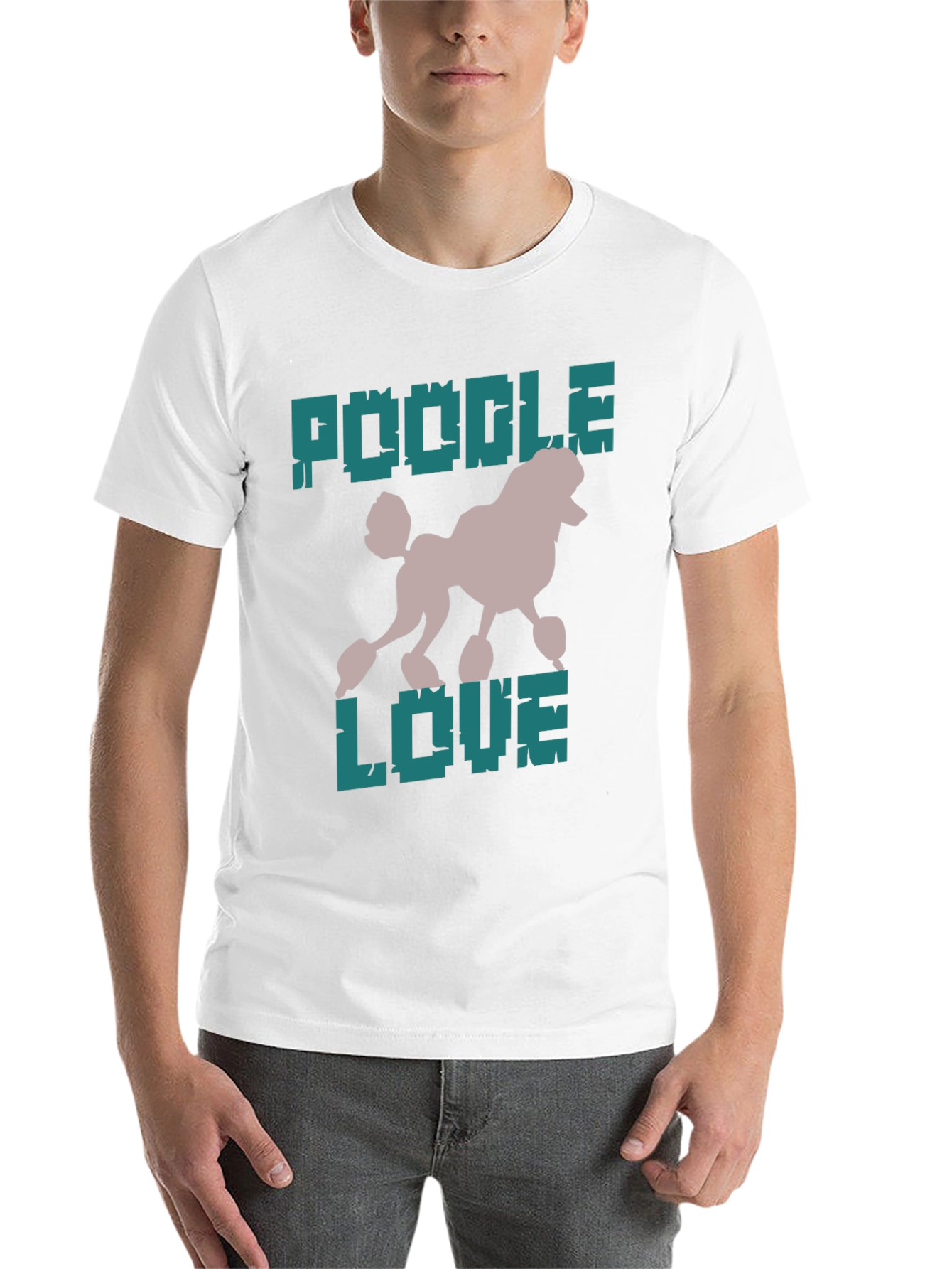 Black Poodle Love Graphic T-Shirt view 14