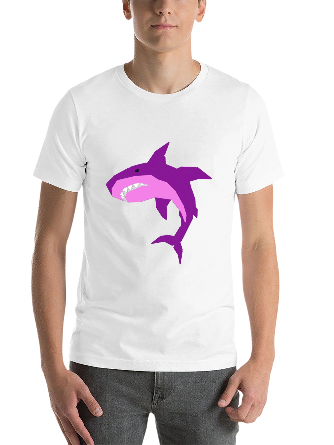 Black Shark Graphic Tee - Bold & Unique Style view 14