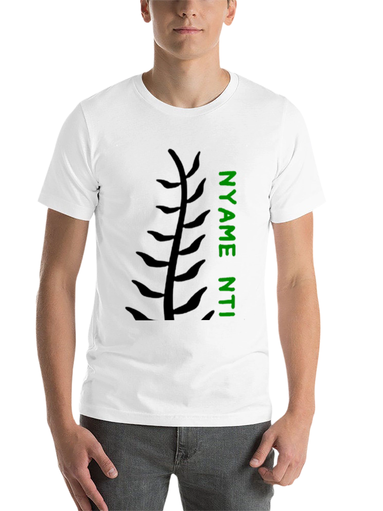 Black Nyame Nti Graphic Tee - Black Casual Shirt view 14