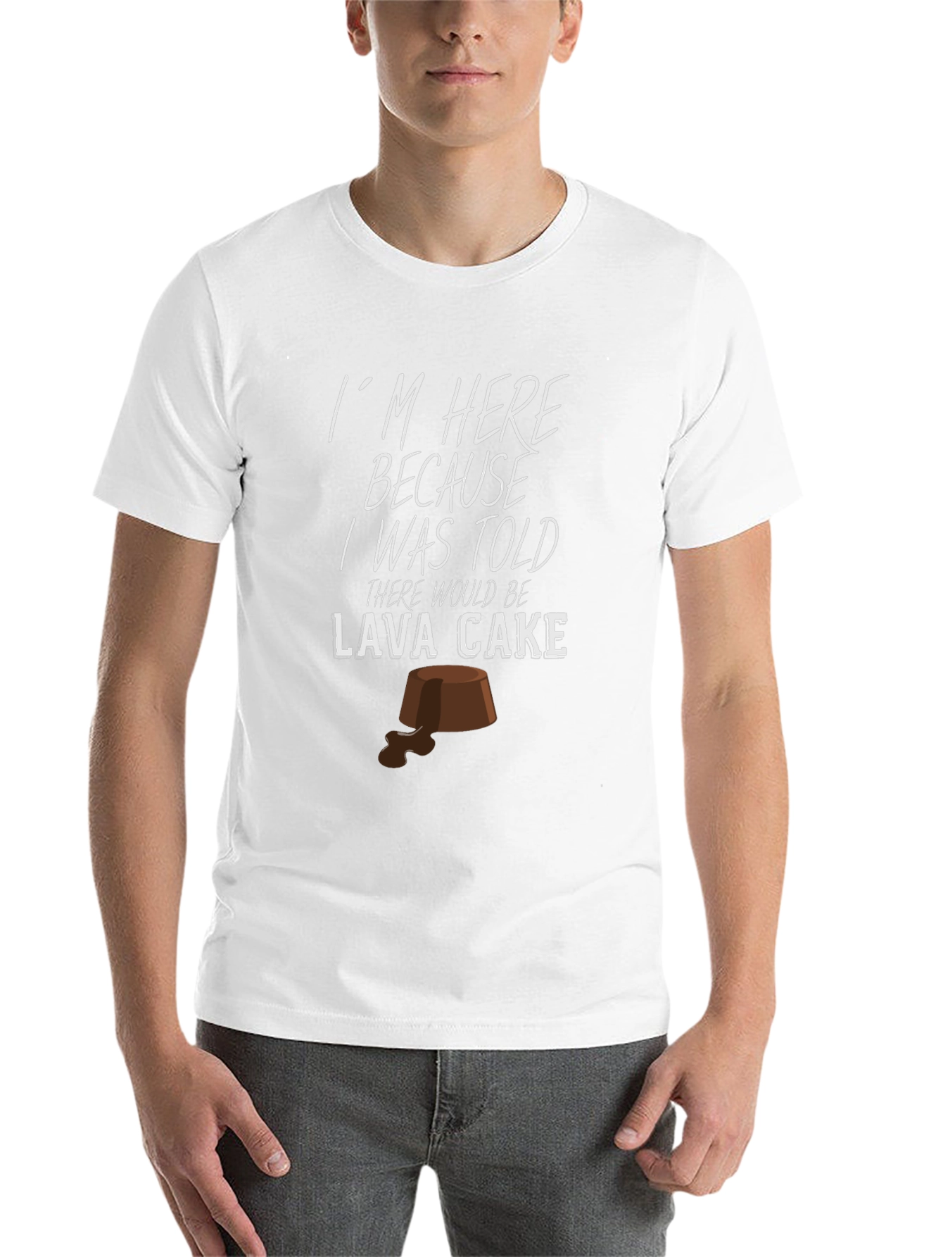 Black Lava Cake T-Shirt - Funny Foodie Tee view 14