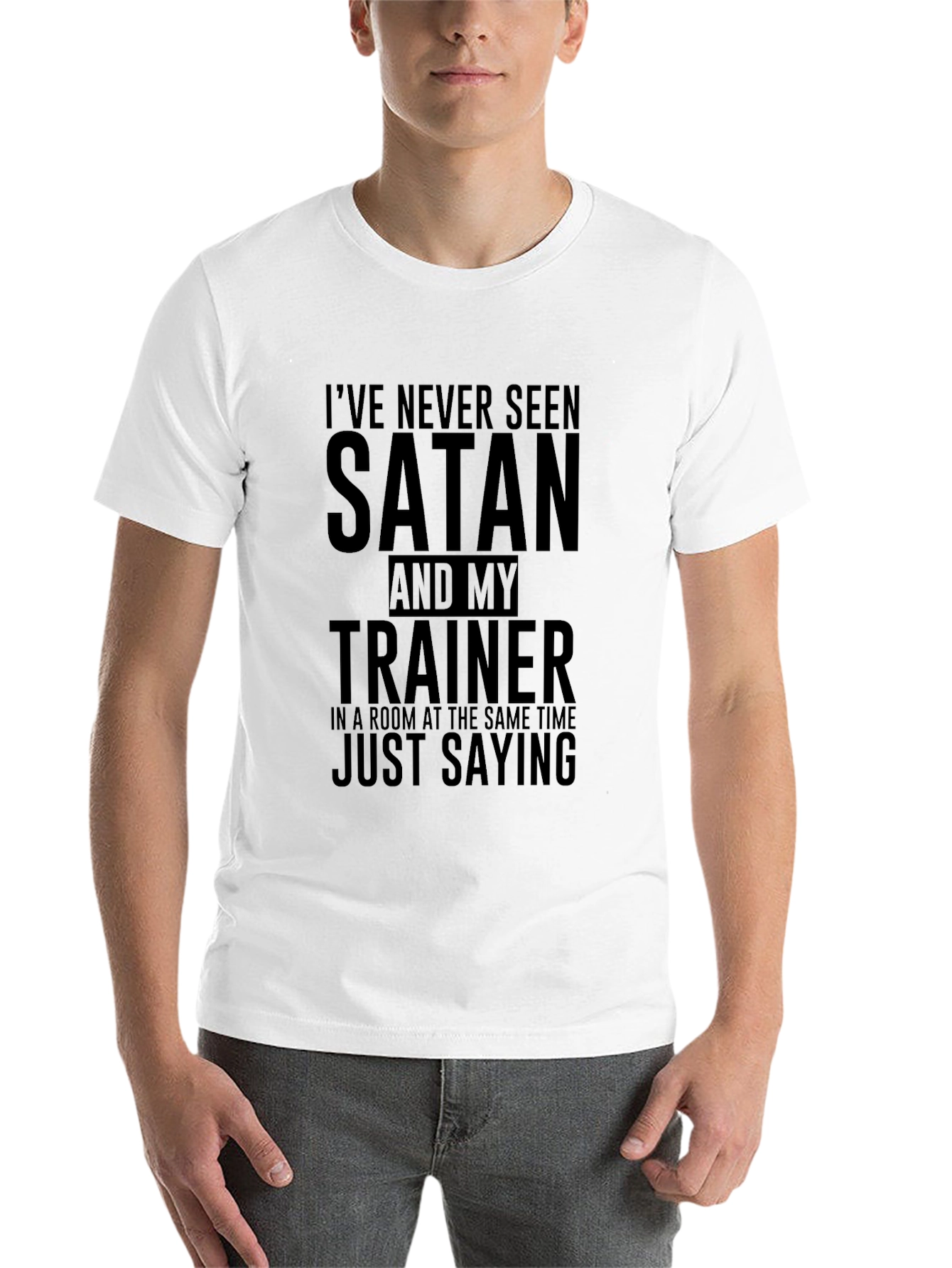 Black Satan and My Trainer T-Shirt view 14