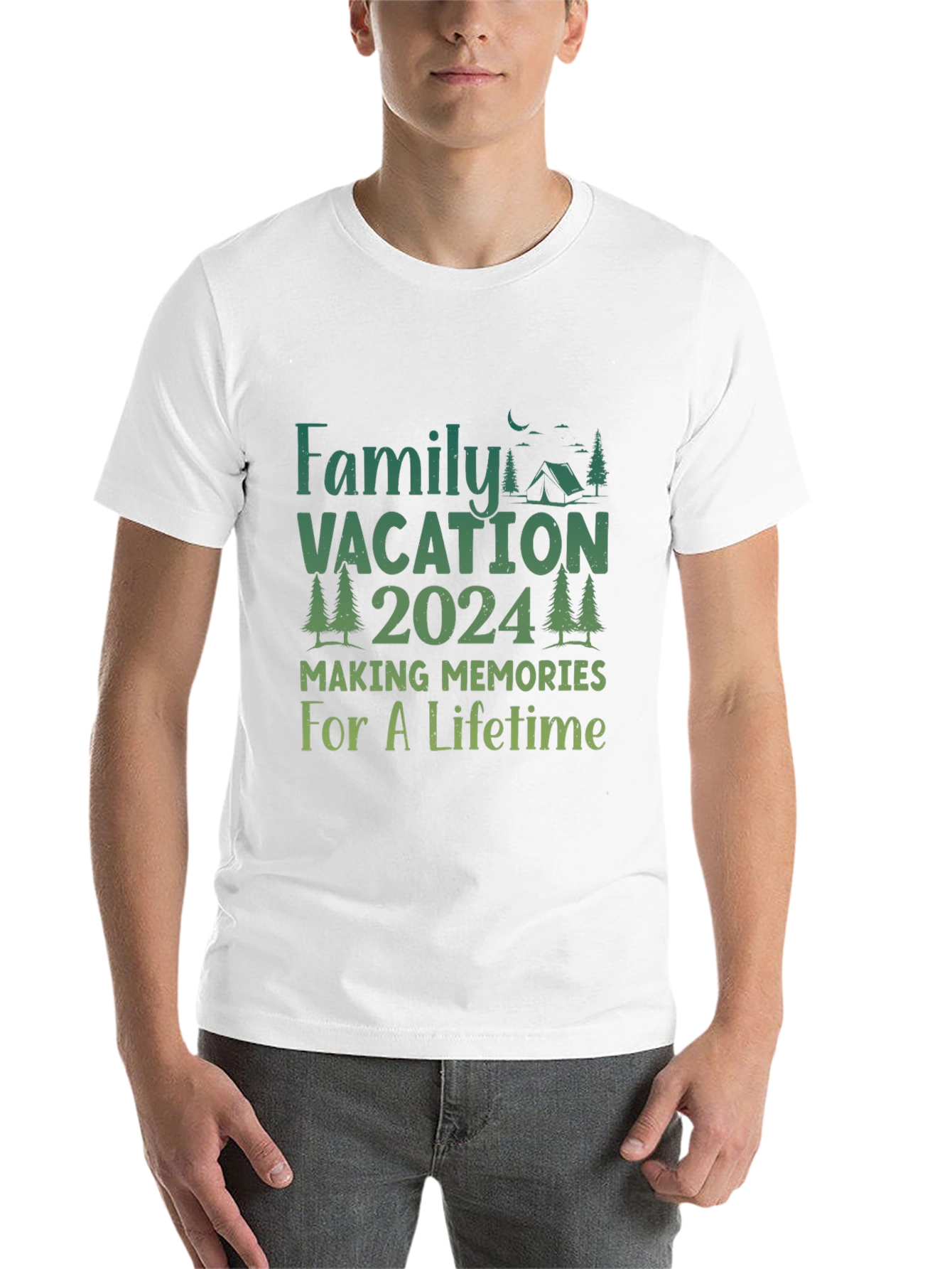 Black Family Vacation 2024 Camping Memories T-Shirt view 14
