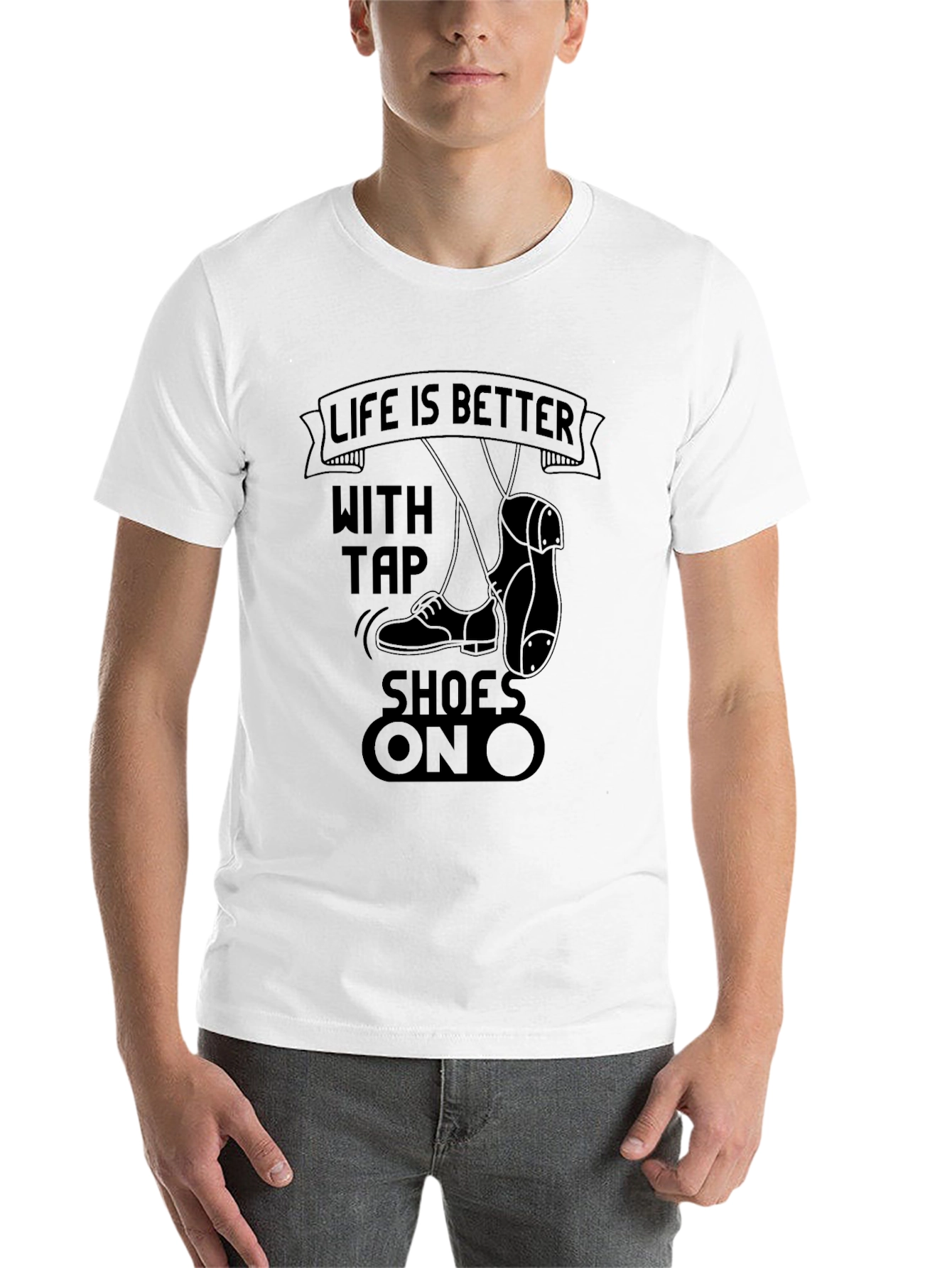 Black Life is Better With Tap Shoes On T-Shirt view 14