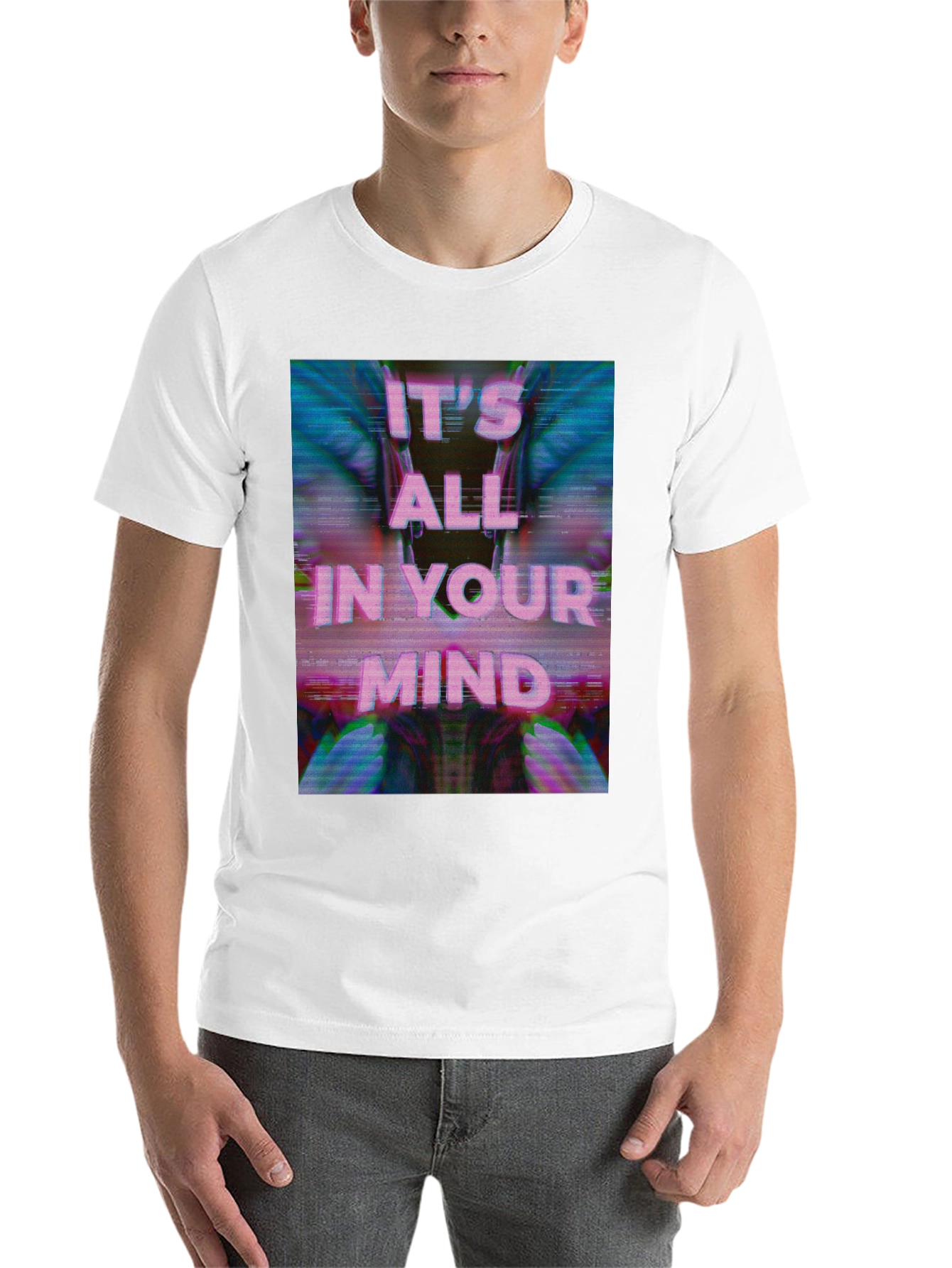 Black It's All in Your Mind Graphic T-Shirt - Black view 14