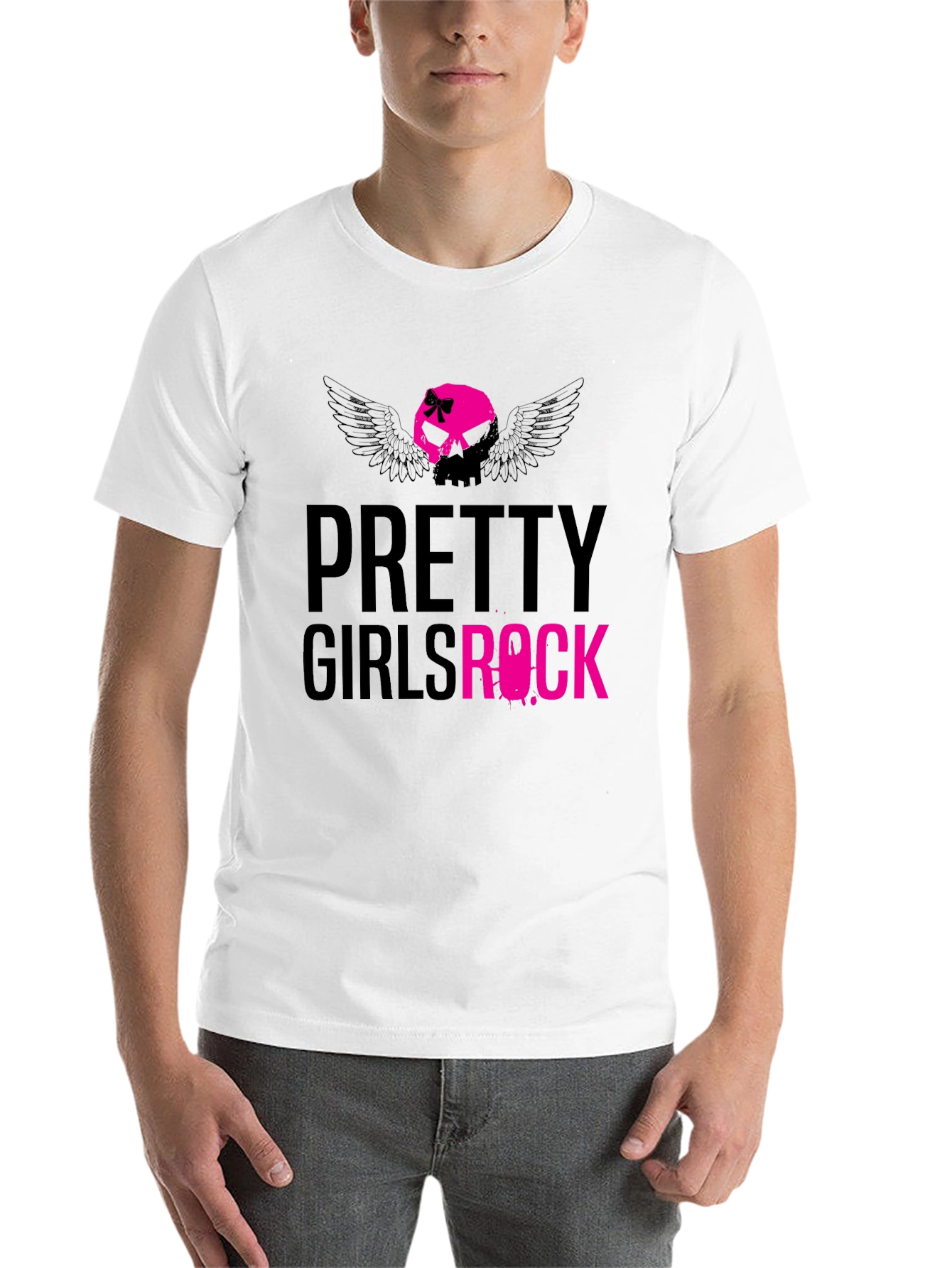 Black Pretty Girls Rock Graphic T-Shirt view 14