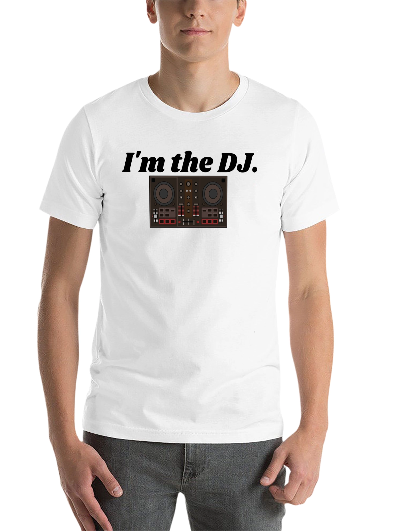 Black I'm the DJ Graphic T-Shirt view 14