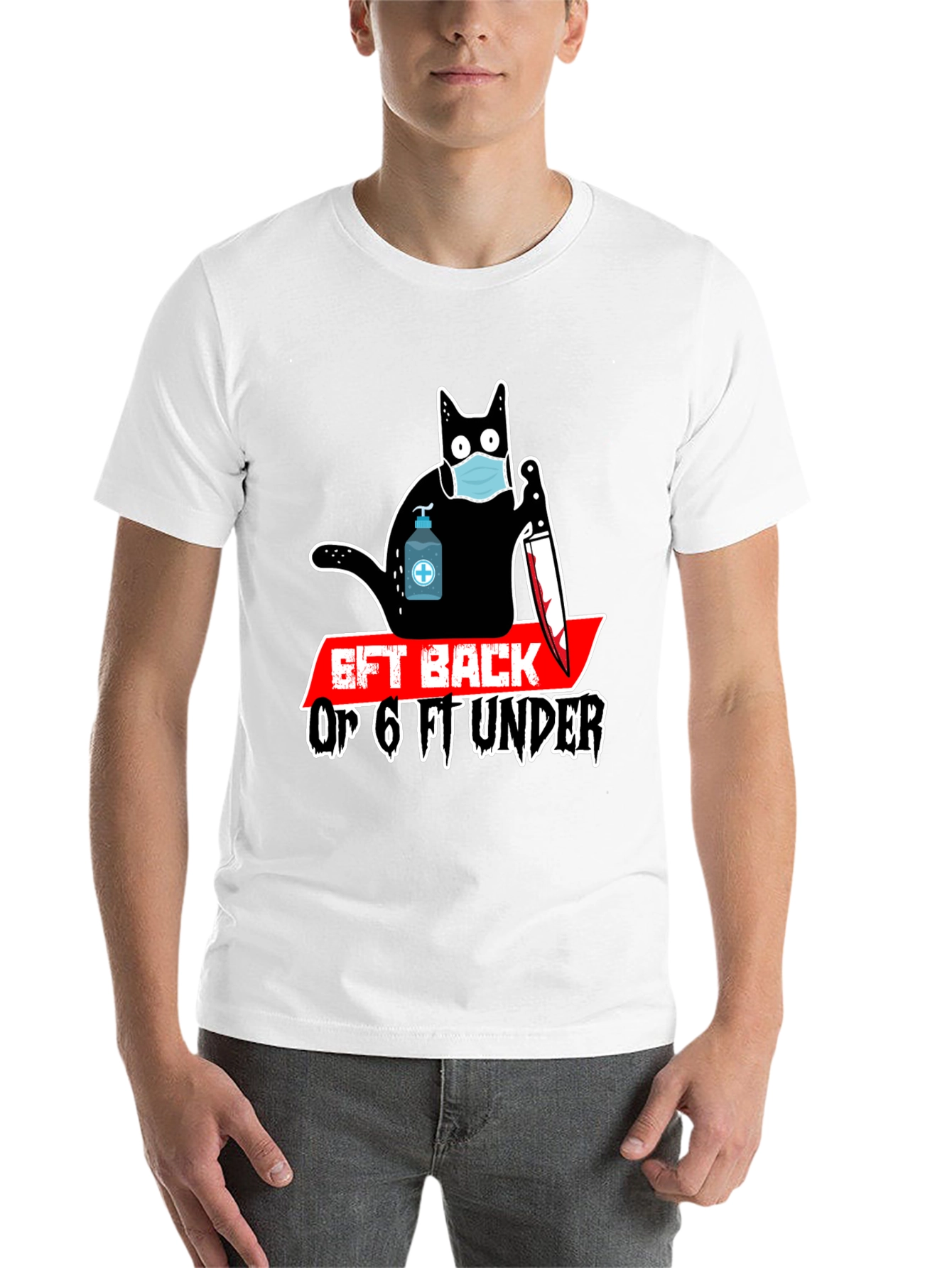 Black 6ft Back Or 6ft Under T-Shirt view 14