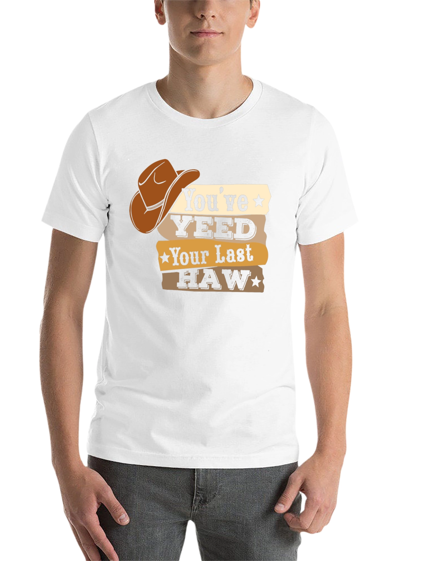Black You've Yeeted Your Last Haw T-Shirt view 14