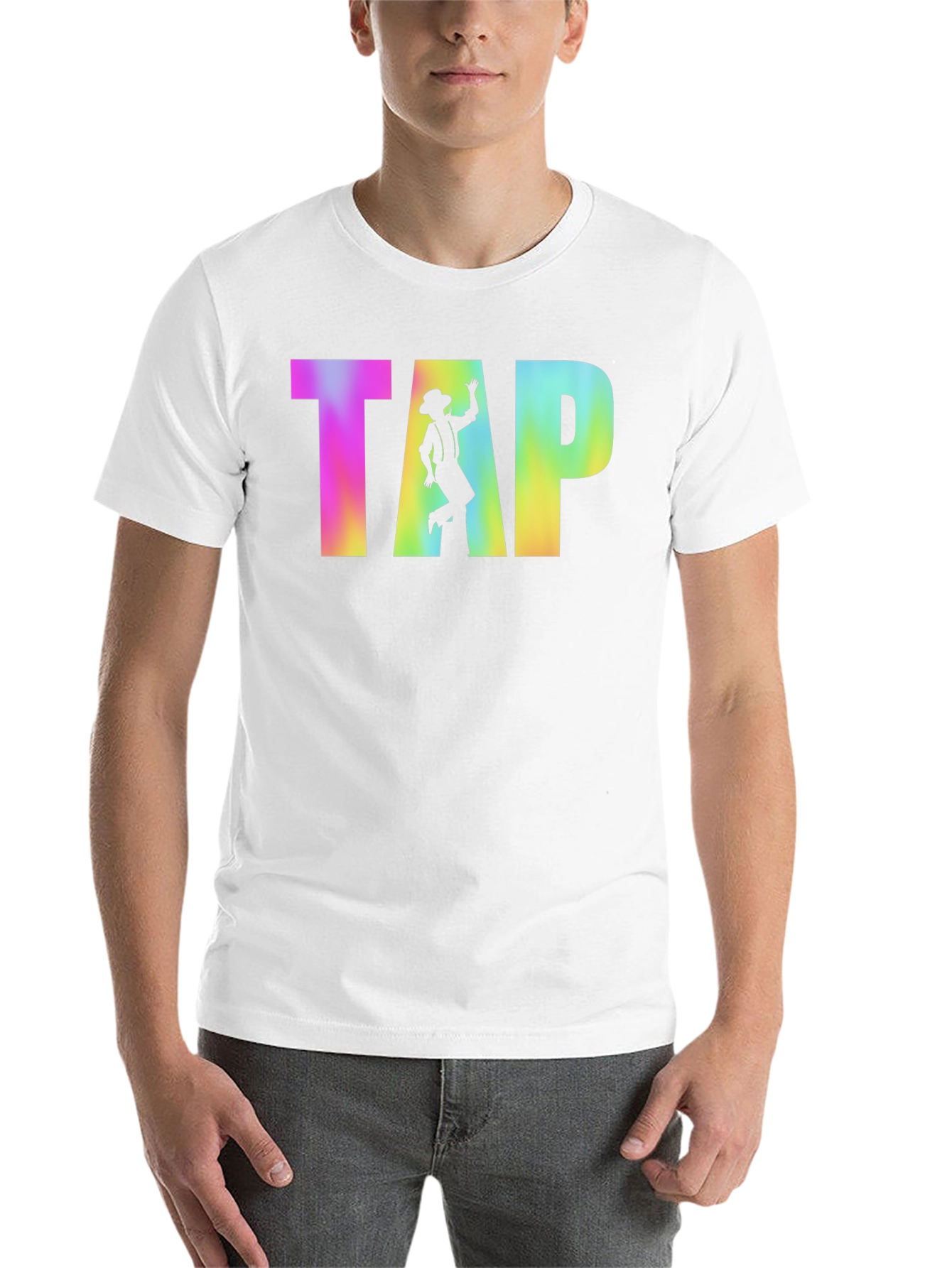 Black Retro Tap Dancer T-Shirt view 14