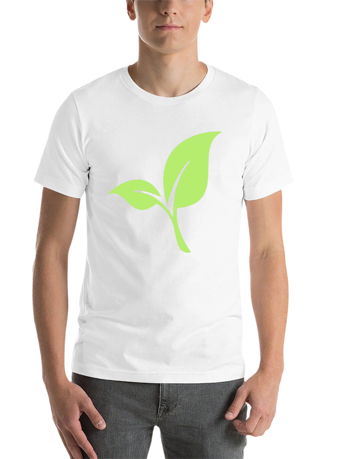 Leaf Graphic Black T-Shirt - 14