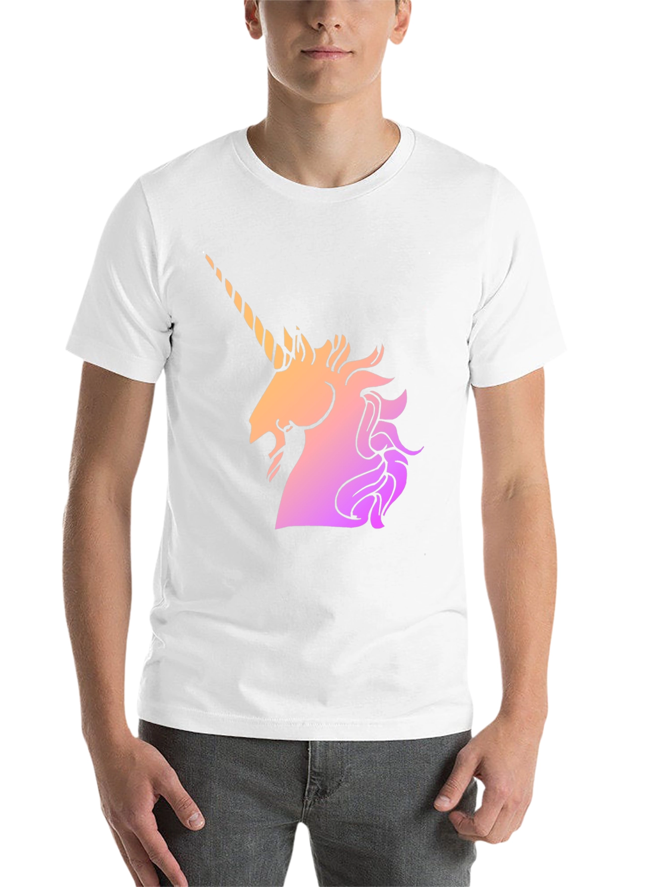 Black Unicorn Graphic Tee - Stylish Black Cotton T-Shirt view 14