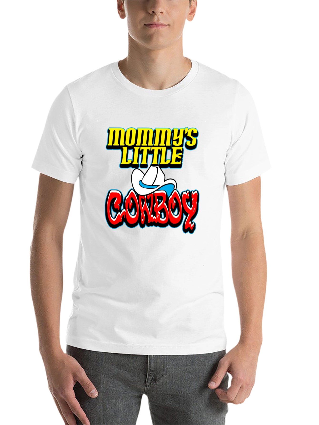 Mommy's Little Cowboy Graphic T-Shirt - 14