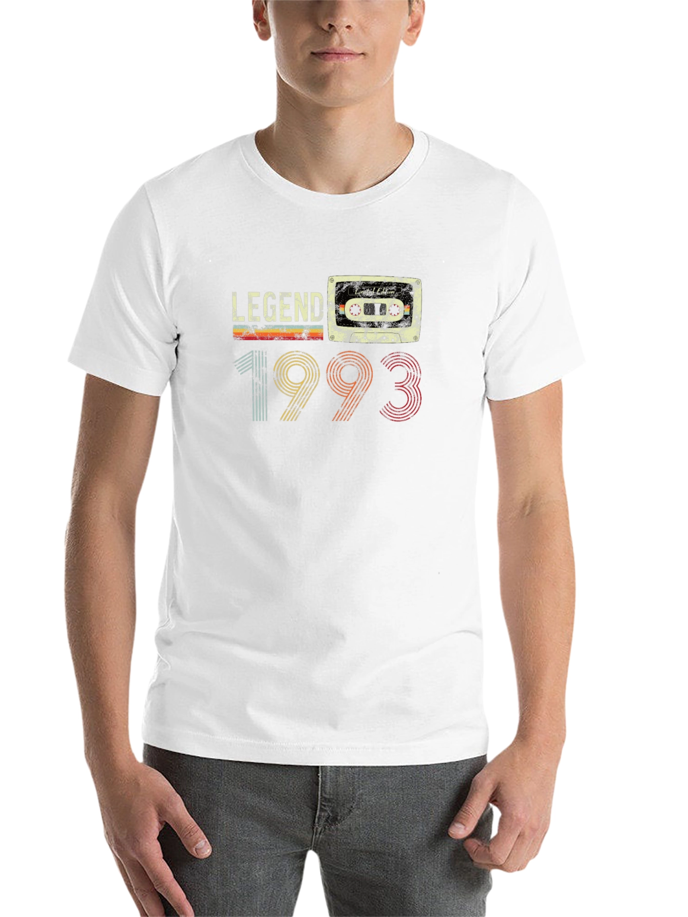 Legend 1993 Retro Cassette Tape Birthday T-Shirt - 14