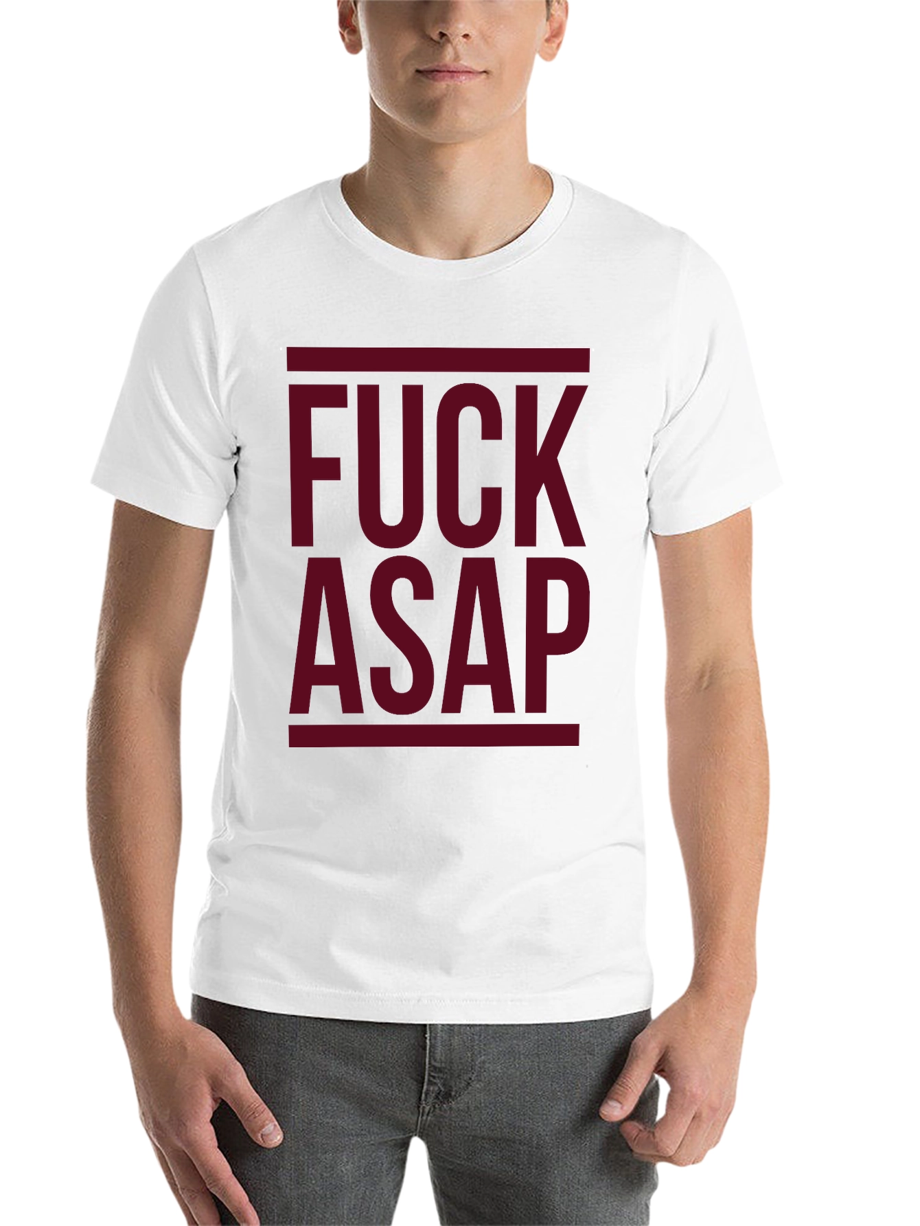 Black F*ck ASAP Graphic T-Shirt - Bold Statement Tee view 14