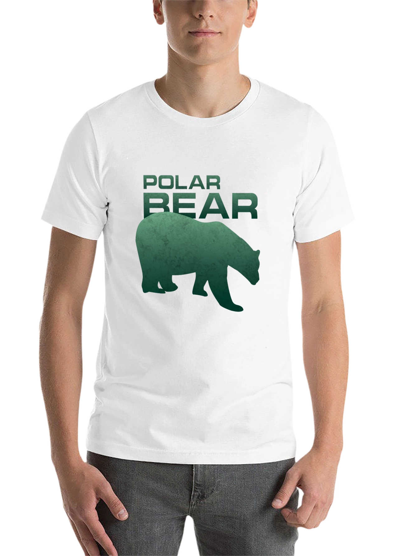 Black Polar Bear Graphic Tee - Cool Wildlife Design view 14