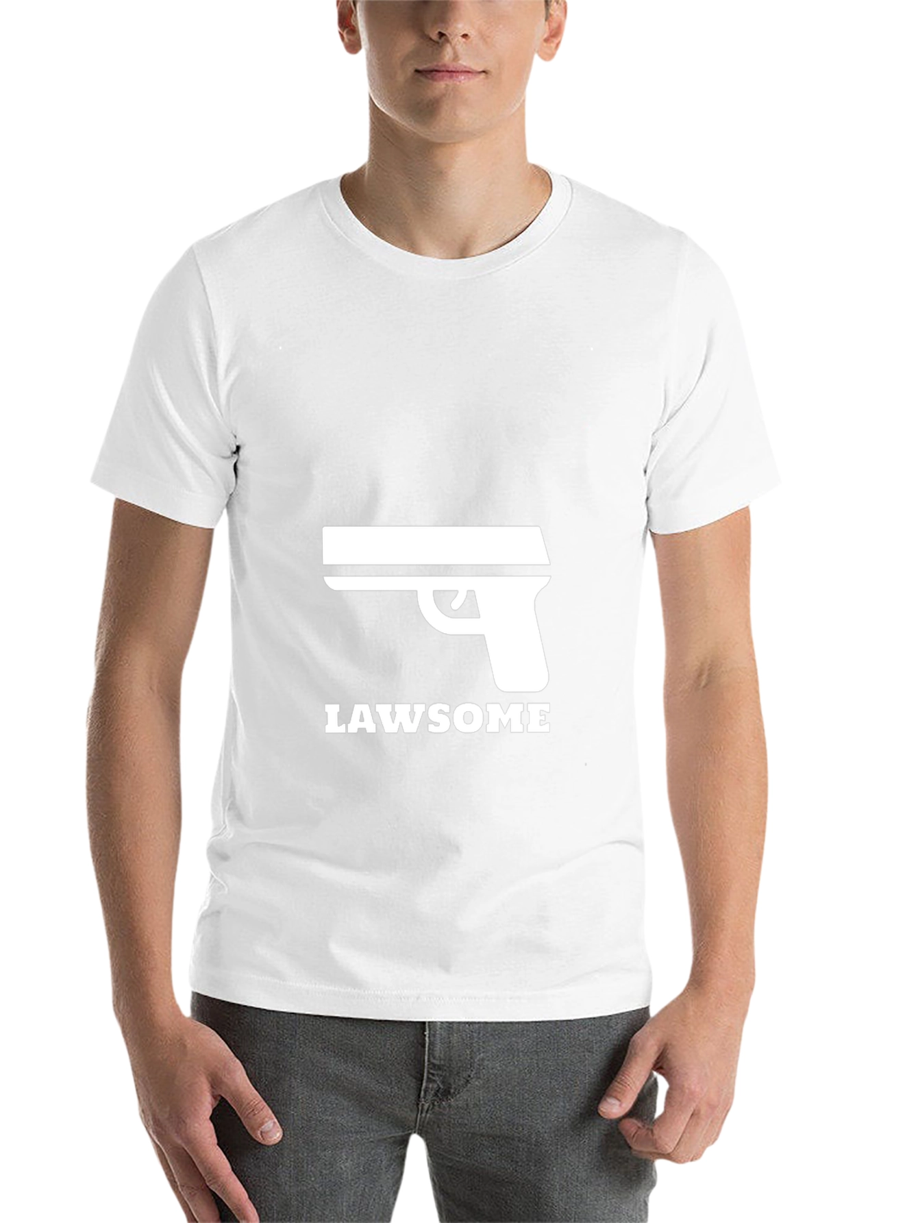 Black Law Enforcement Inspired Graphic Tee view 14