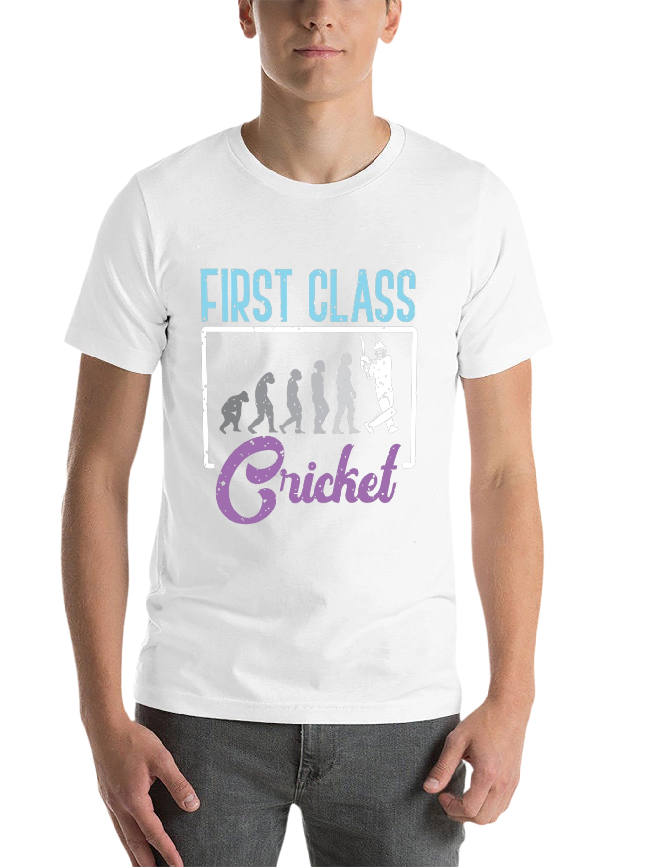 Black First Class Cricket Evolution T-Shirt view 14