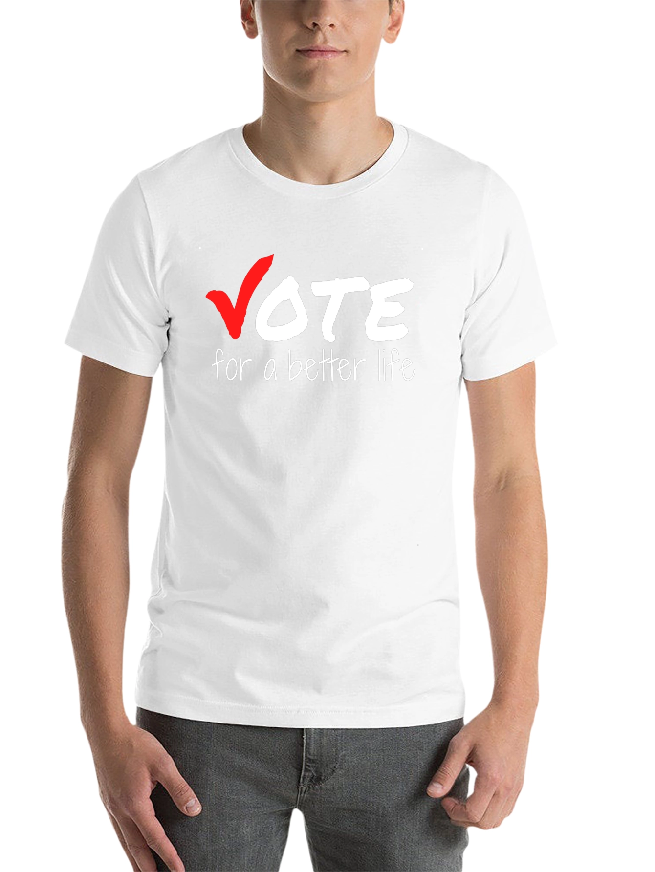 Black Vote for a Better Life Graphic Tee - Black Cotton view 14