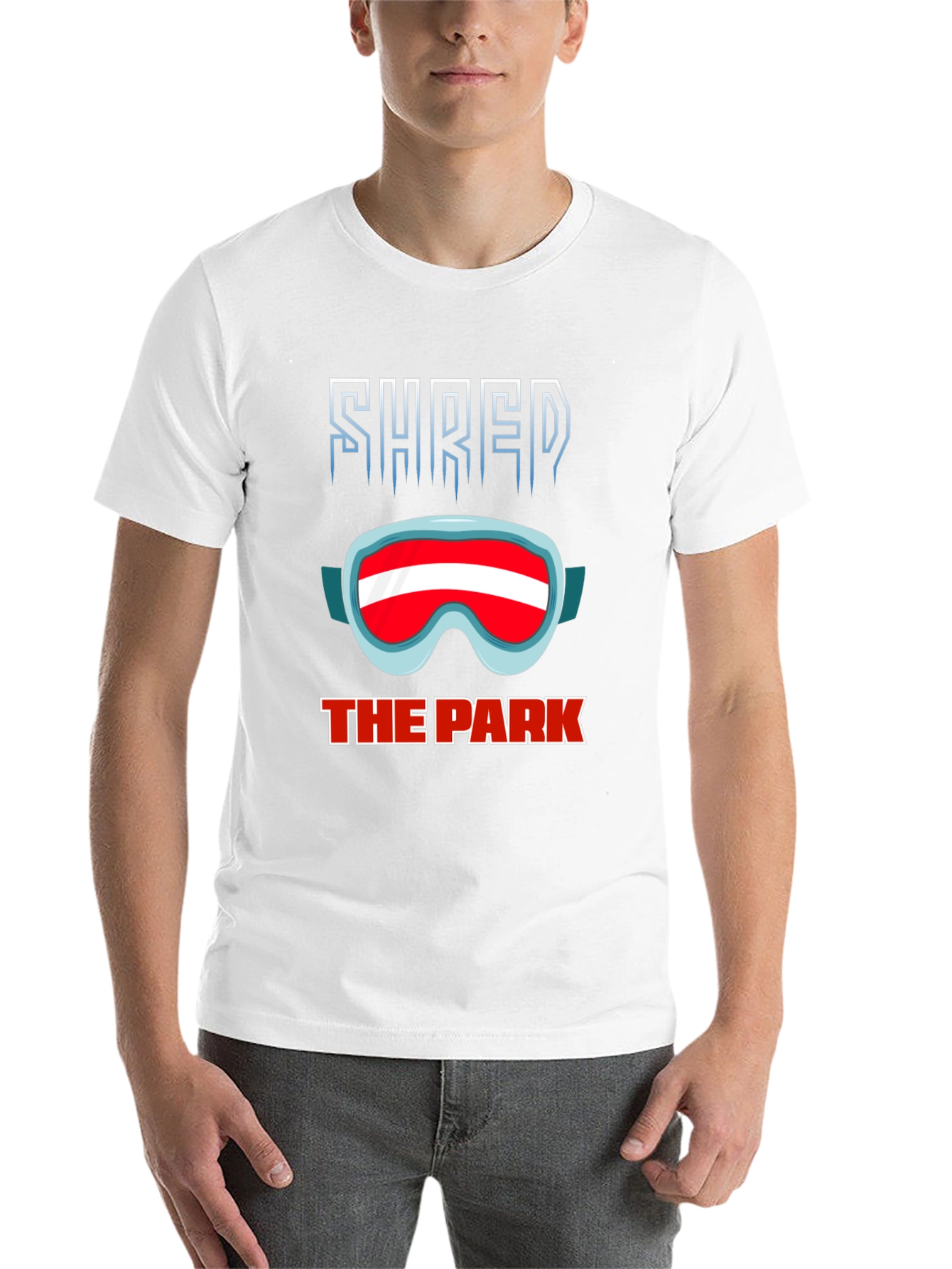 Black Shred the Park Black Graphic T-Shirt view 14