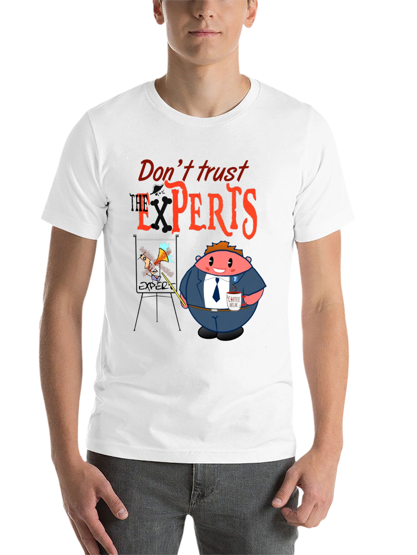Black Don't Trust Experts Graphic Tee view 14