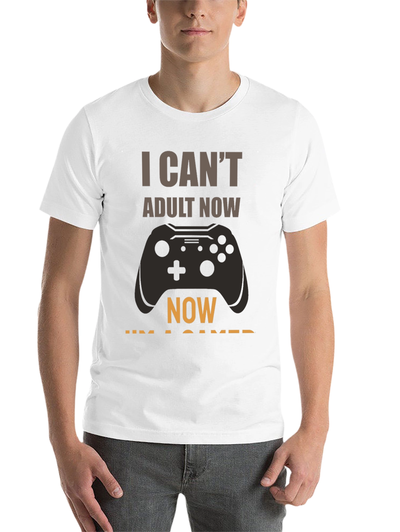 I Can't Adult Now Gamer T-Shirt - 14