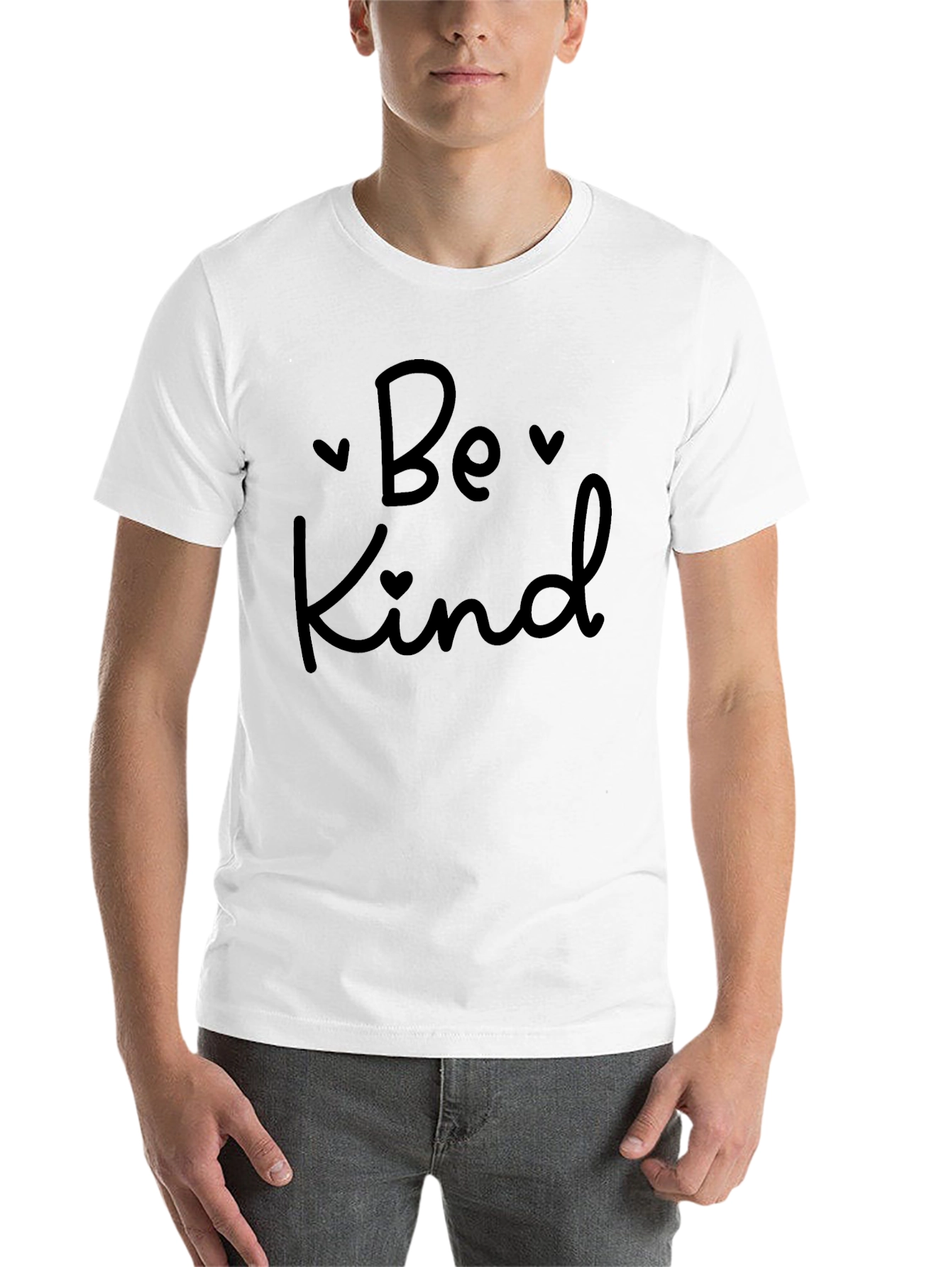 Black Be Kind Graphic Tee - Black Casual Comfort view 14