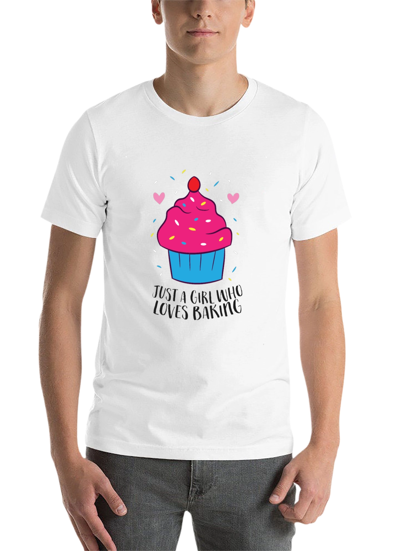 Black Cupcake Baking Lover T-Shirt view 14