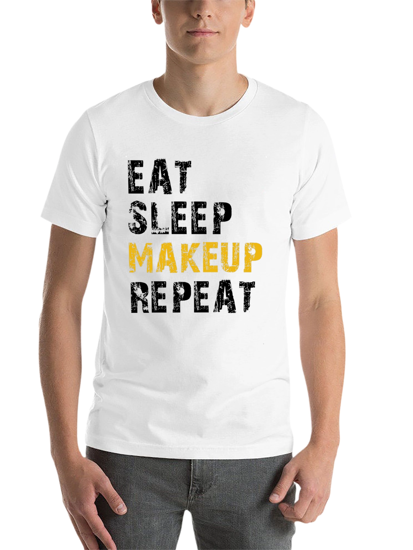 Black Eat Sleep Makeup Repeat Graphic T-Shirt view 14