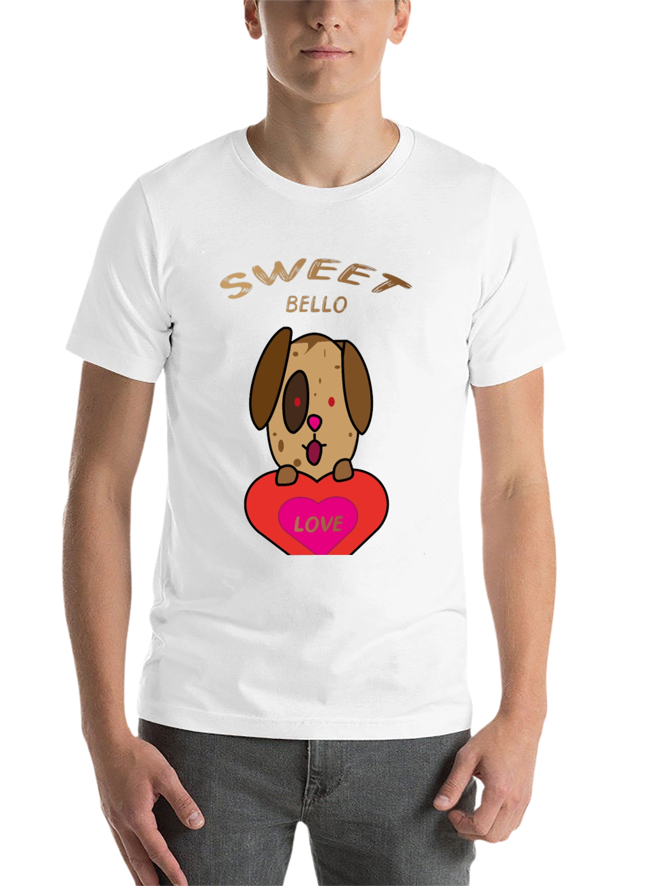Black Sweet Bello Dog Lover T-Shirt view 14