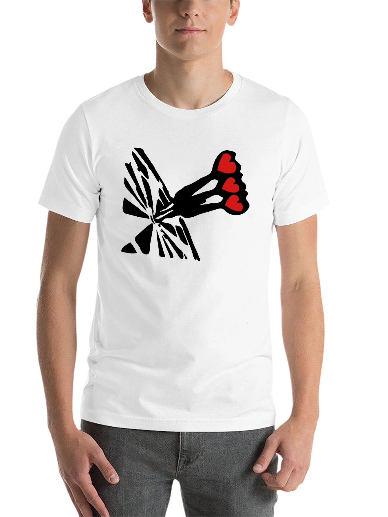 Black Heart Dart T-Shirt - Love Target view 14