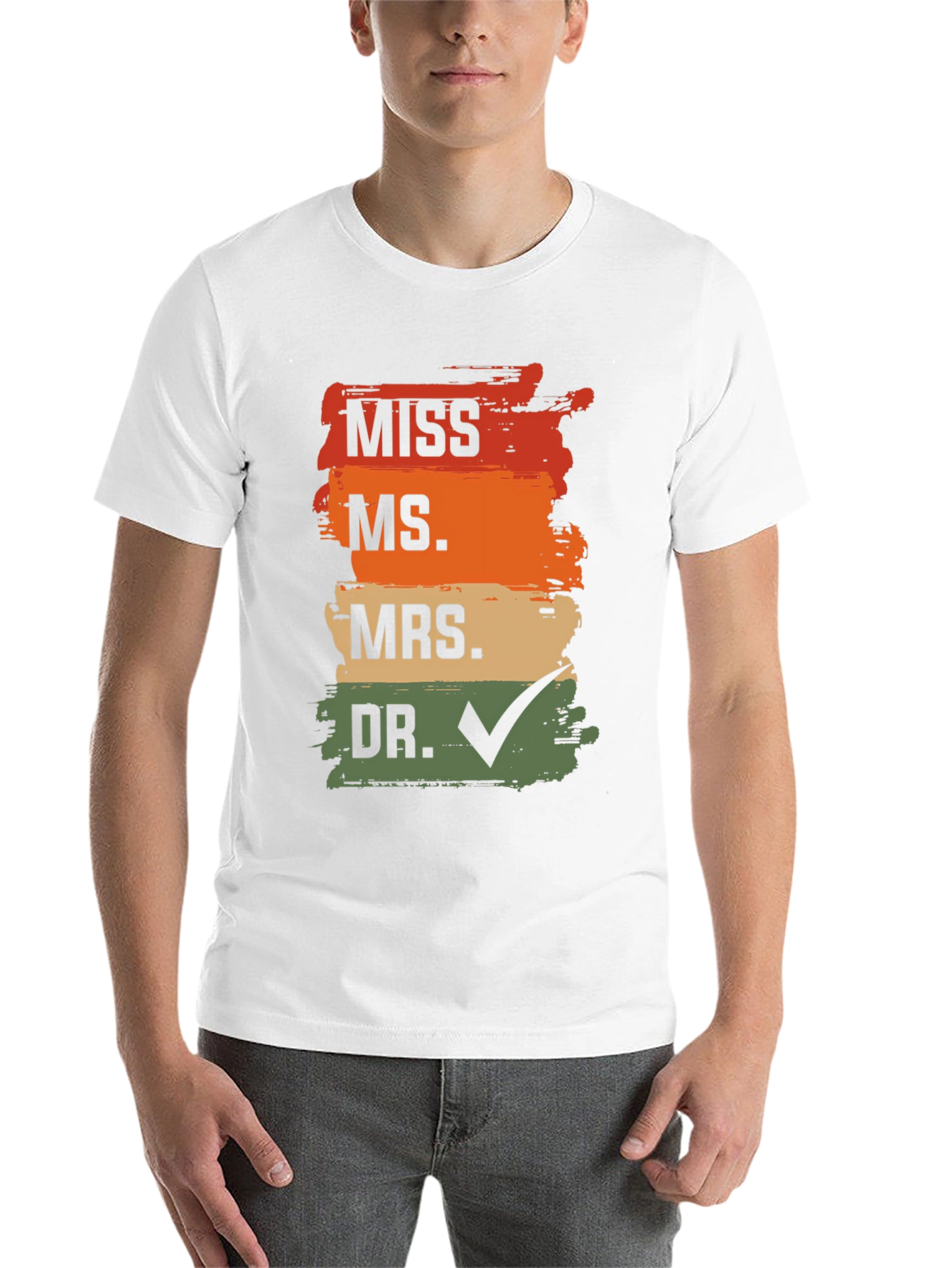 Black Doctor Graduation T-Shirt - MISS MS MRS DR Check view 14