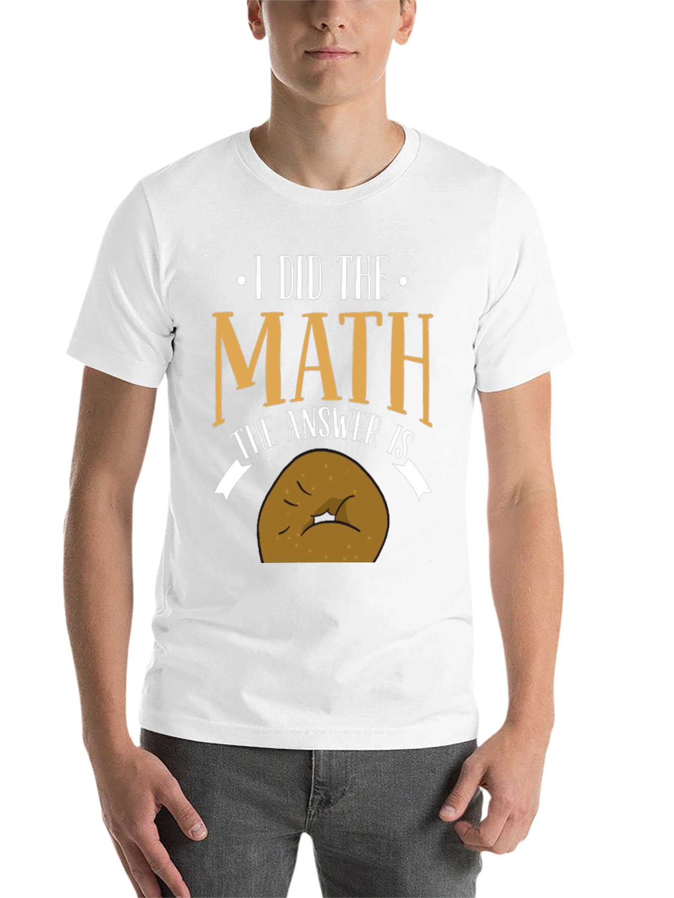 Black Math Potato Funny T-Shirt view 14
