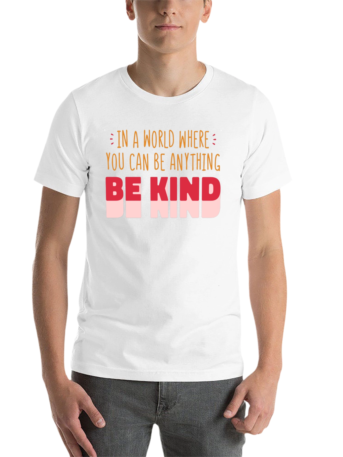 Black Be Kind T-Shirt - Inspirational Graphic Tee view 14