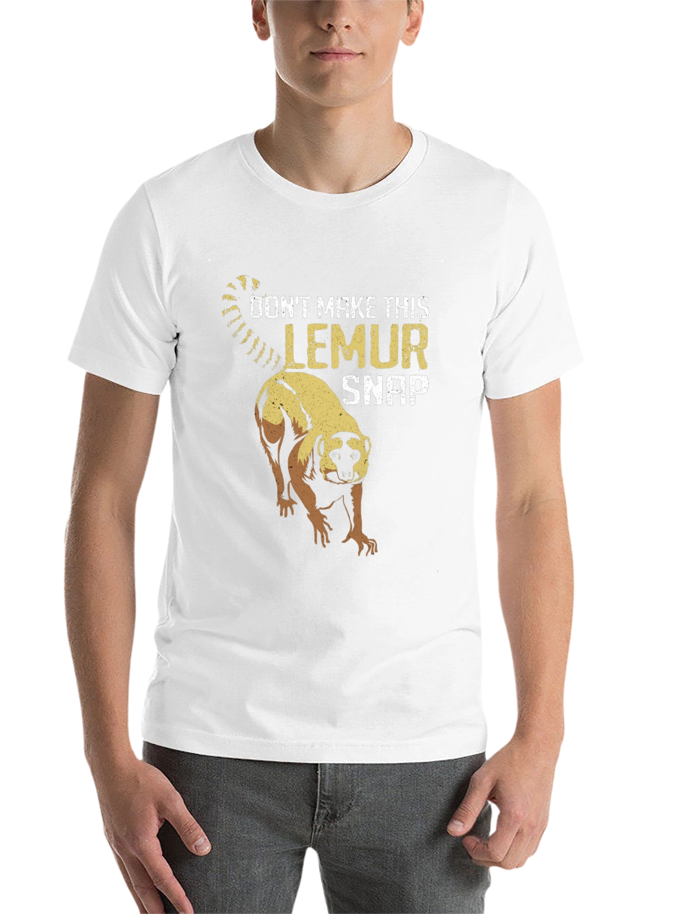 Black Don't Make This Lemur Snap T-Shirt view 14