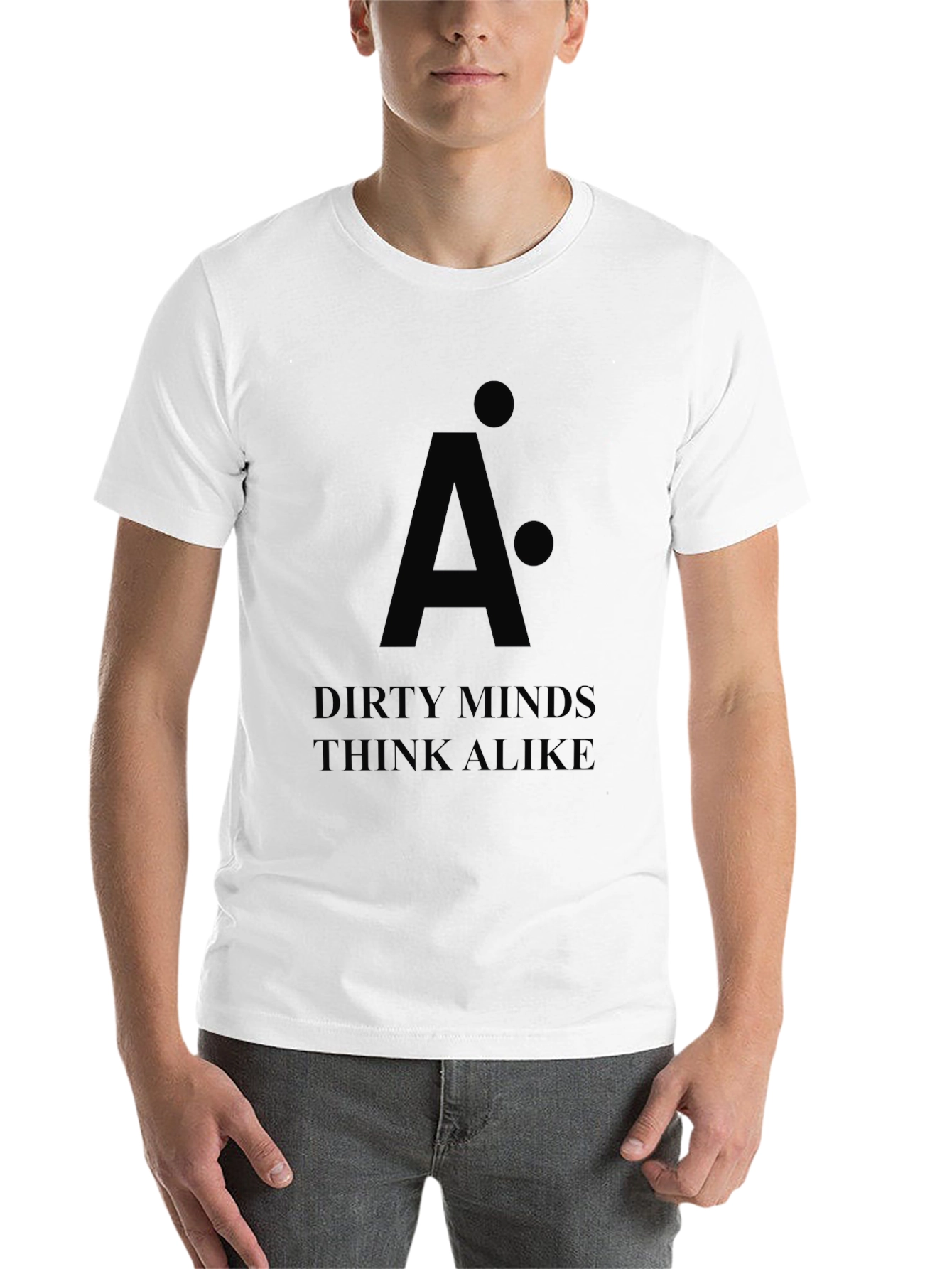 Black Dirty Minds Think Alike Black T-Shirt view 14