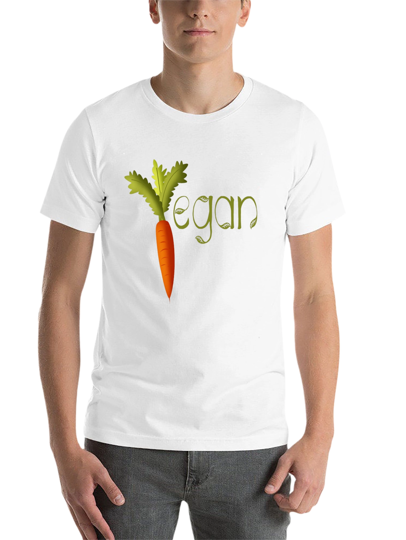 Black Vegan Carrot T-Shirt view 14
