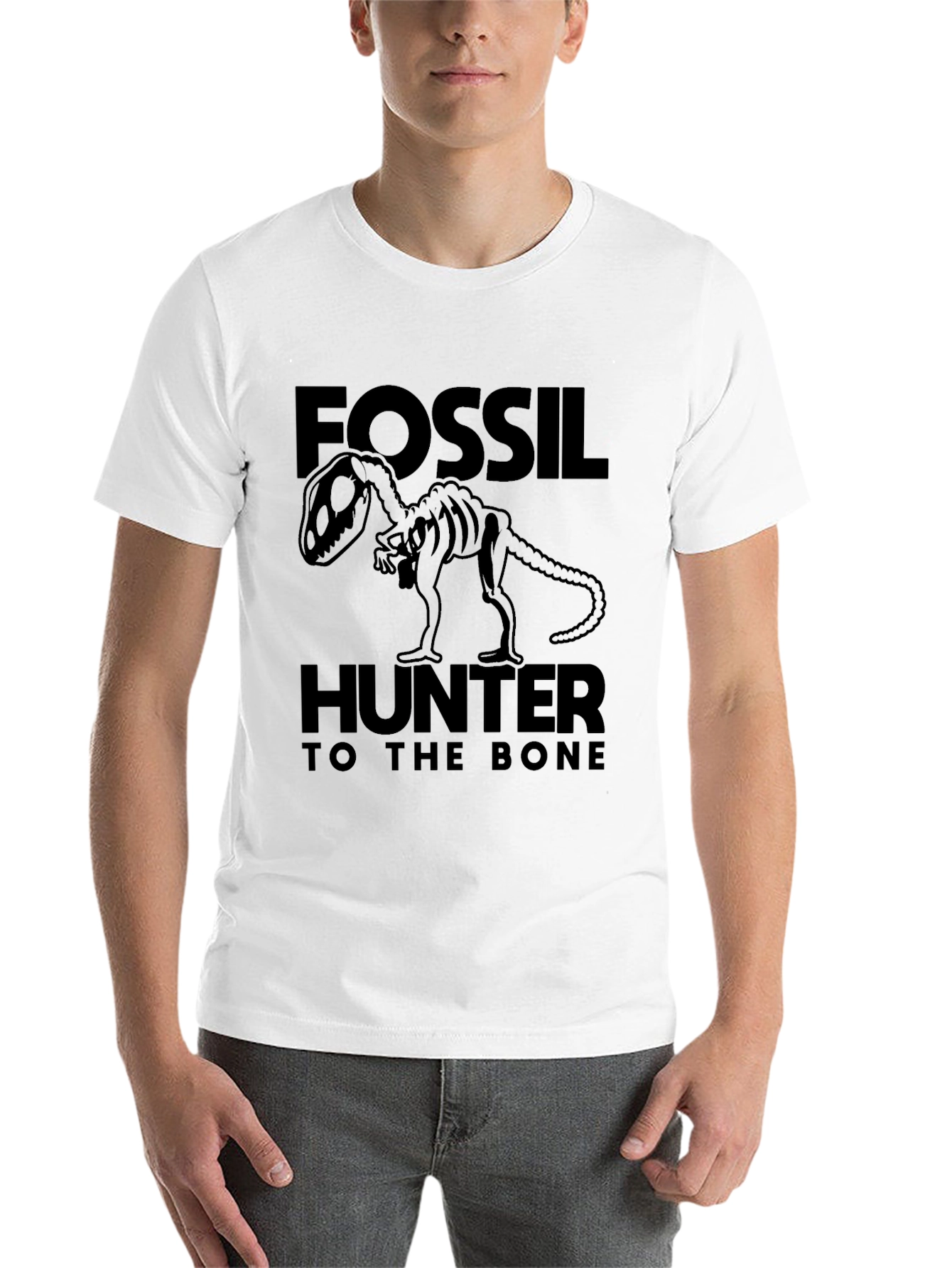 Black Fossil Hunter Dinosaur T-Shirt view 14