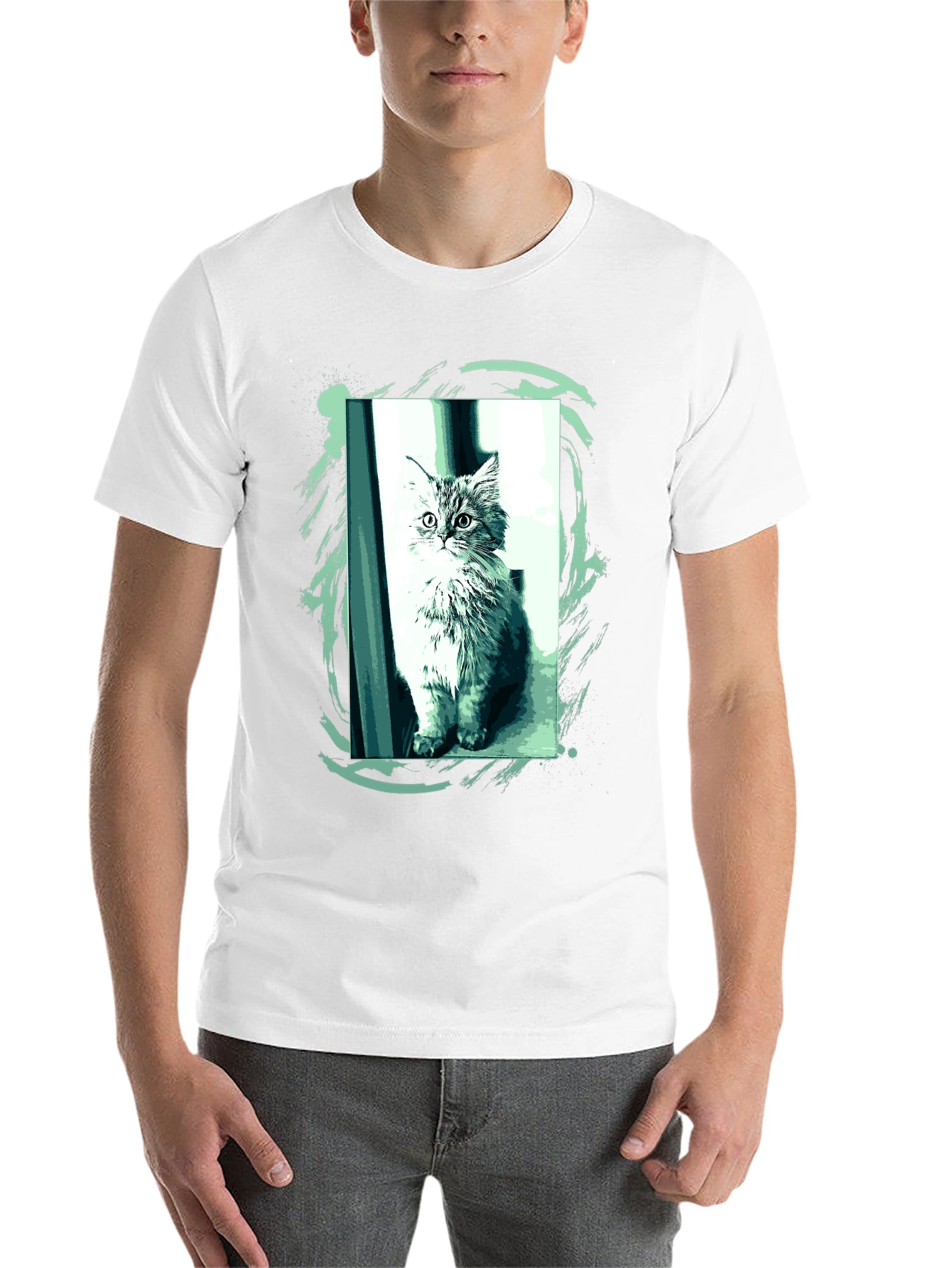 Black Cat Graphic T-Shirt - Unique Style view 14