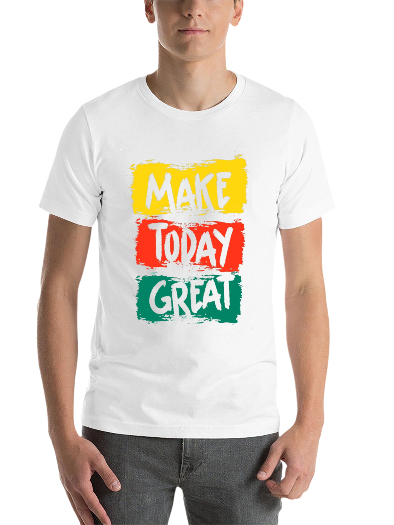 Black Make Today Great Graphic Tee view 14