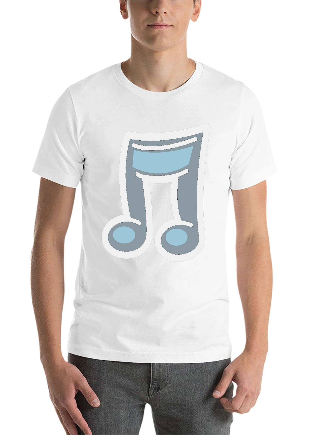 Black Music Note T-Shirt - Stylish & Unique view 14