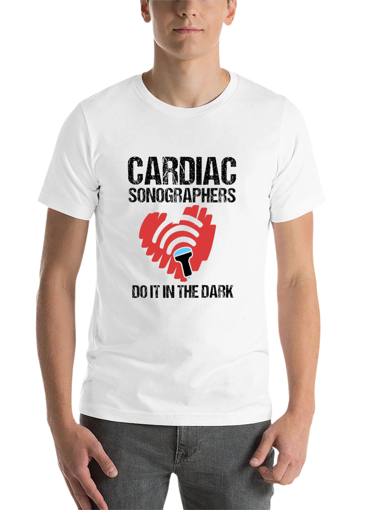Cardiac Sonographer T-Shirt Heart Ultrasound Tee - 14