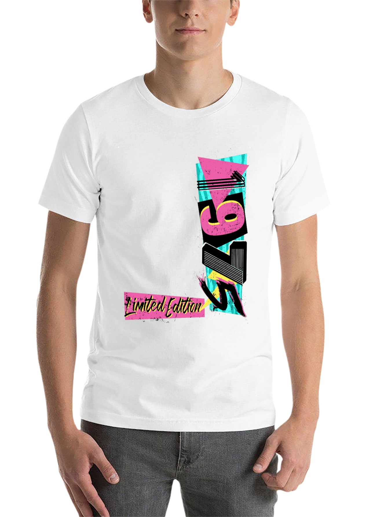 Black Limited Edition 1975 Retro T-Shirt view 14