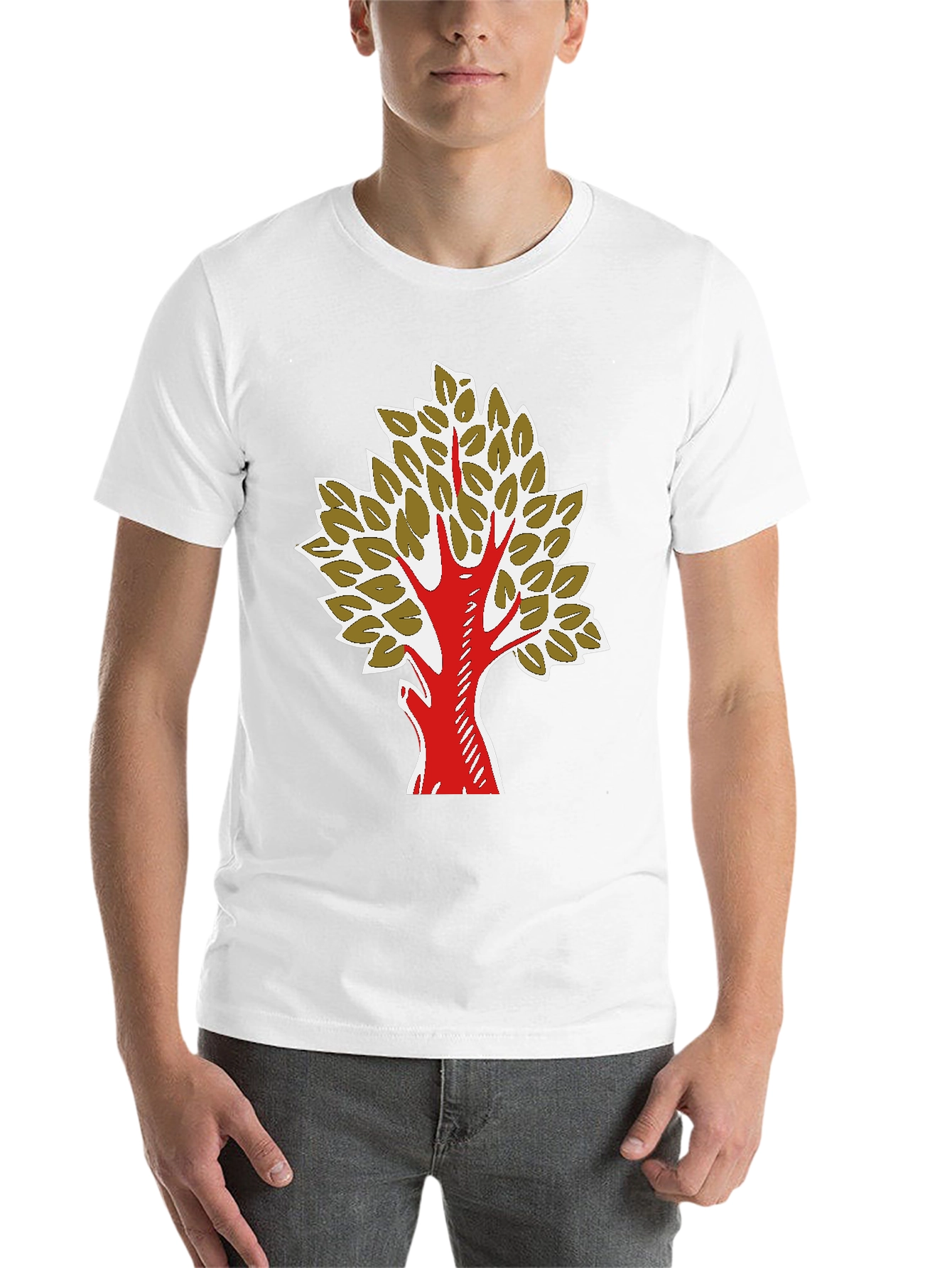 Black Tree Graphic T-Shirt - Nature Inspired Design view 14