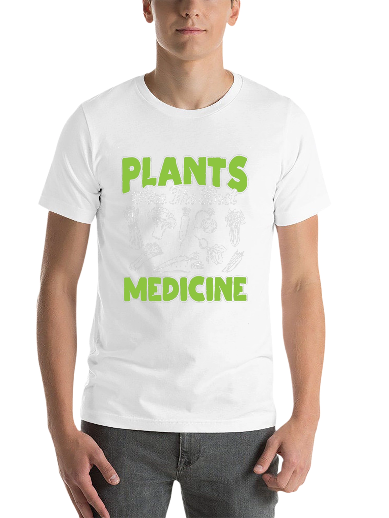Black Plants are the Best Medicine T-Shirt view 14