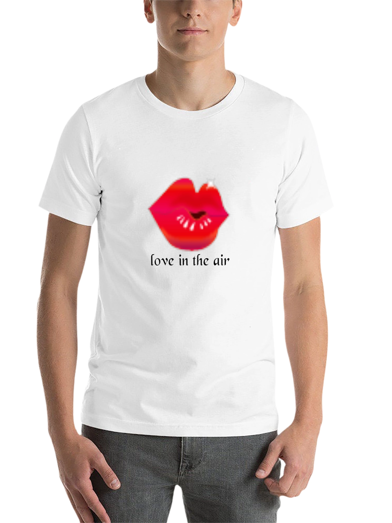 Black Love in the Air Graphic Tee view 14